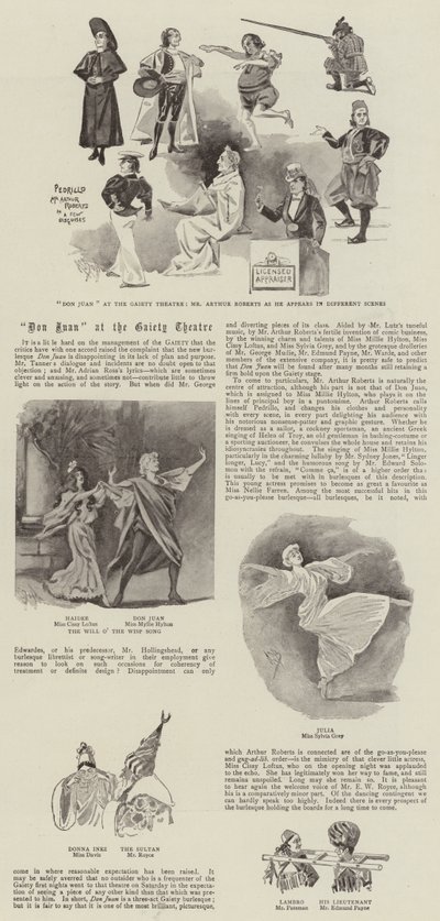 Don Juan på Gaiety Theatre af Alexander Stuart Boyd